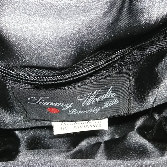 Timmy Woods purse. Black/tan. With black cord stra - Picture 5 of 7